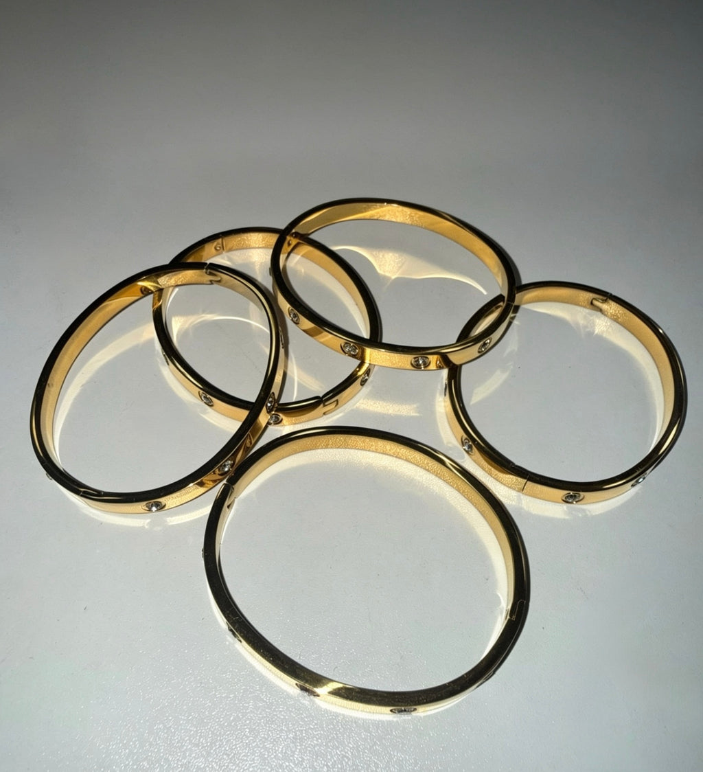Gold Clasp Braclet