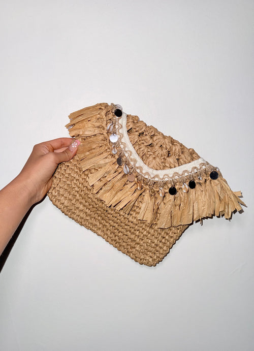 Fringe Clutch Bag